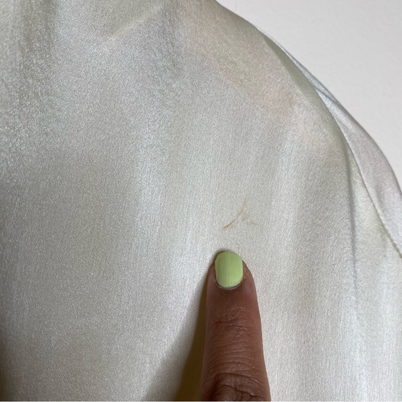 XIRENA CREAM MAYSON 100% SILK BLOUSE -Stardust - Picture 15 of 16